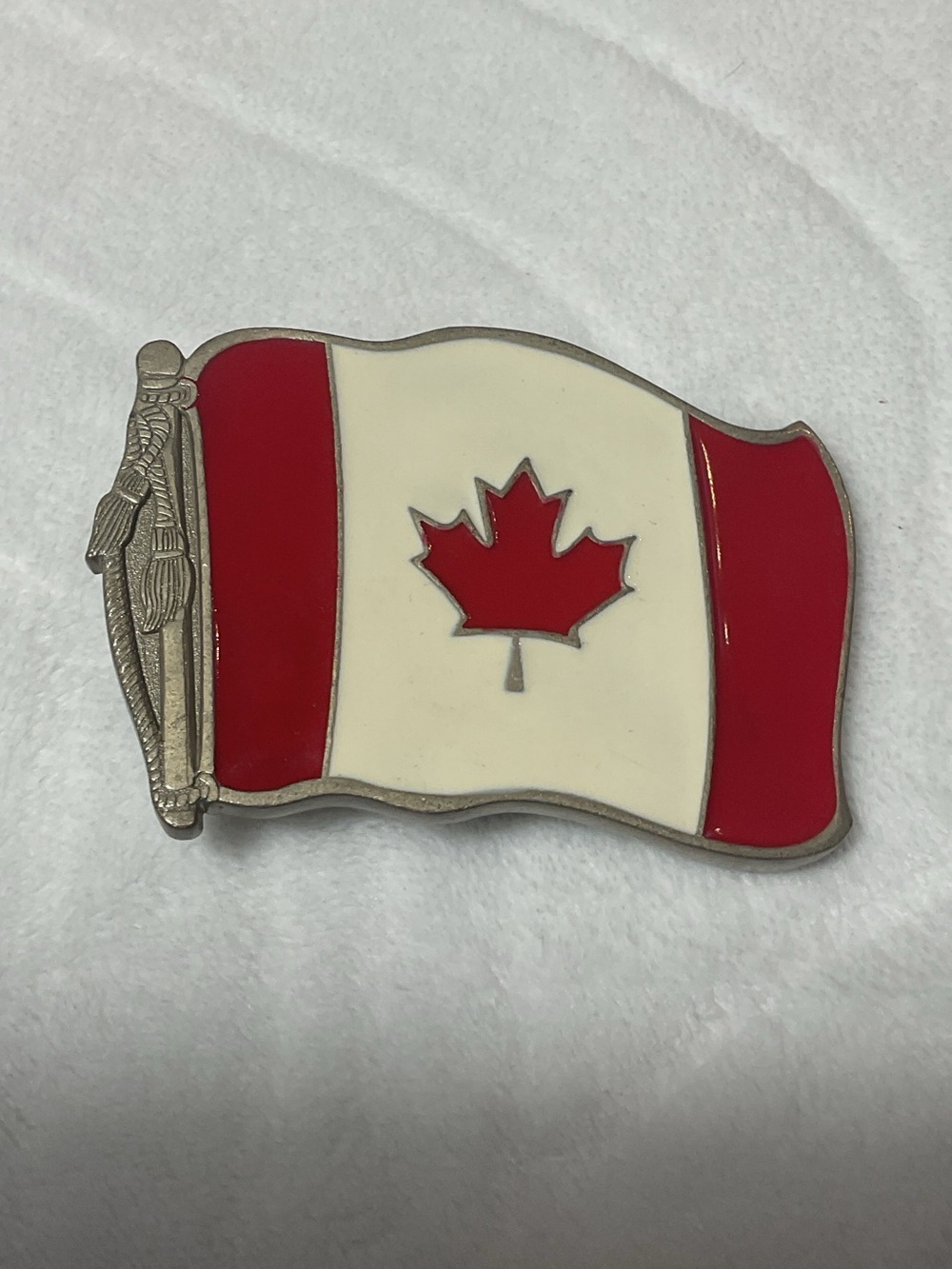 Canadian Flag belt buckle / bottle opener